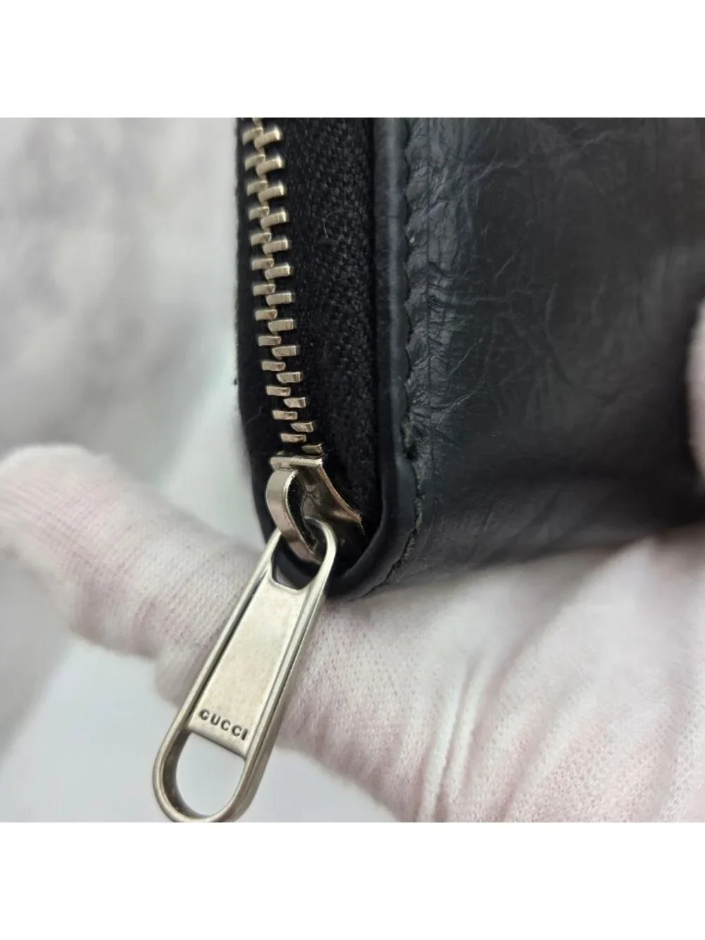 ★SOLD★ Gucci Processing Wallet GG Marina Black - Picture 4 of 15